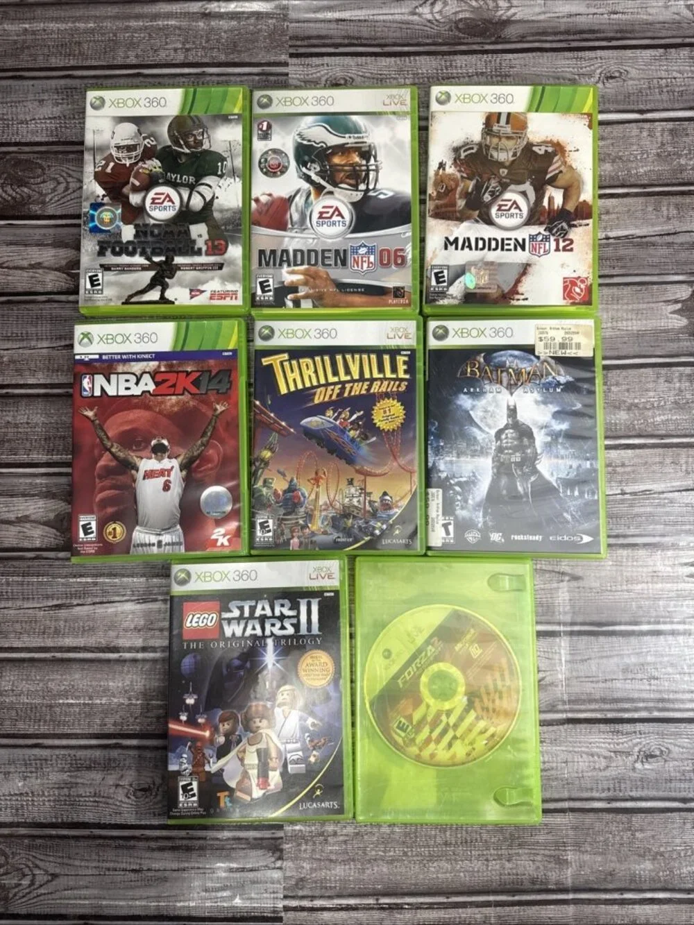 xbox 360 game lot Set Of 8